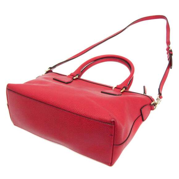 Gucci Interlocking G 449659 Women's Leather Handbag,Shoulder Bag Red Color - Picture 2 of 15